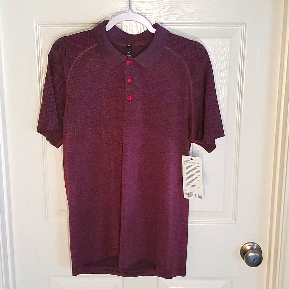 Mens Lululemon Metal Vent Tech Polo 2.0